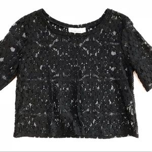 Abercrombie & Fitch Black Lace Top. Size XS. NWOT